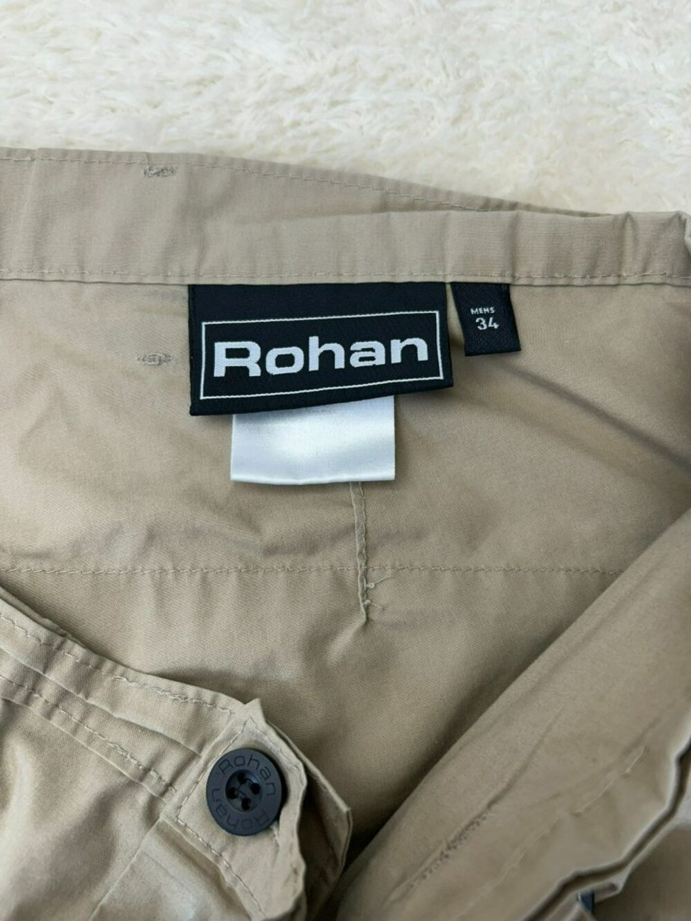 Rohan Mens Lot of 2 Convertible Hiking Pants Size 34 Lightweight Zip-Off Legs - Picture 4 of 14
